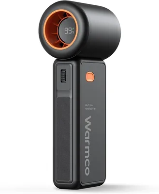Warmco Portable Handheld Fan 5000mAh, 15000 RPM, USB Rechargeable, Travel & Outdoor Best Deal