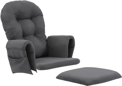Glider Cushions Replacement Set 5-Piece - Waterproof Soft-Touch Fabric, Best Deal