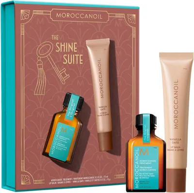 Moroccanoil Shine Suite - Treatment 15ml & Lip Vanilla