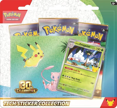 Pokémon TCG 30th Tech Sticker Collection