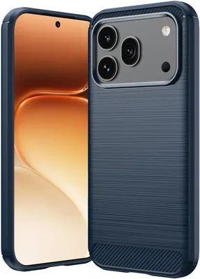 غطاء هاتف فاسيناي المتوافق مع Honor 600 / Honor 600 Pro - حالة سيليكون كربونية مرنة ونحيفة محسّنة