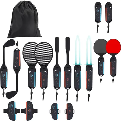 Switch 2 Sports Accessories Bundle: 16-in-1 Family Pack