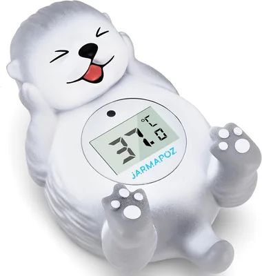 Otter Baby Bath Thermometer - Digital Water Monitor with Safety Alert Best Deal
