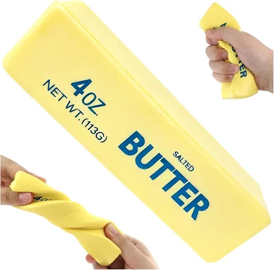 1 x Butter Squishy, Langsam Steigender Buttersquishy, Drückspielzeug