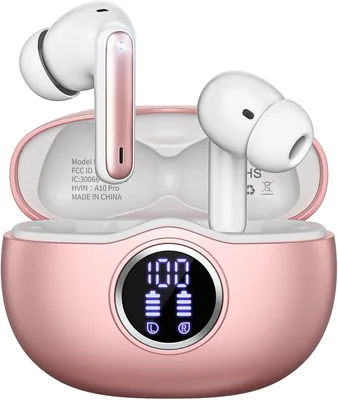 HiFi Wireless Earbuds Bluetooth 5.3 LED Display ENC