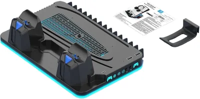Risveglio PS5 Charging Station with Cooling Fan