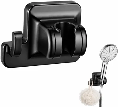 Shower Head Holder - 45° Rotatable Wall Mount | Heavy Duty Adhesive