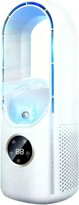 Climatiseur portable silencieux 2026 - Ventilateur sans pale, 600ml, 6 vitesses, Refroidisseur d'air USB pour maison, bureau