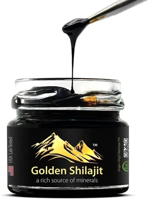 Żywica Golden Shilajit® 30 g - Himalajski Shilajit klasy Gold | Tradycyjnie leżakowany na słońcu | Naturalnie filtrowany | Best Price