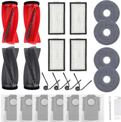 Aksesorer för Roborock Qrevo Edge 2, Qrevo EdgeT, Saros 20, Saros 10R | Qrevo Curv 2 Pro/ProX, Qrevo CurvX Vakuumfärdighet