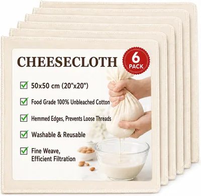 Sookico 6 Pack Cheesecloth - Best Deal