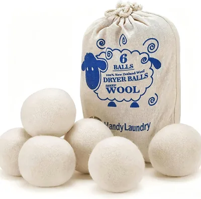Wool Dryer Balls 100% NZ Wool 6 Pack 2cm Best Deal