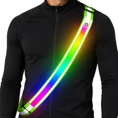 Zacro LED Reflective Running Belt - 5 Colors