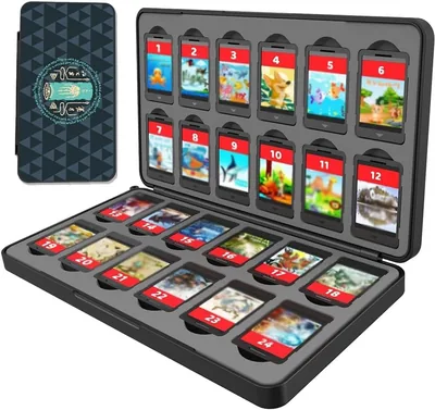 Switch Game Case Holder 24 Slots Micro SD Best Deal