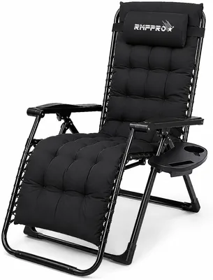 RMF PRO Sdraio da Giardino Pieghevole con Schienale Regolabile, Struttura in Tubi d'Acciaio, Lounger per Balcone Comodo