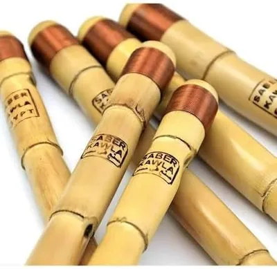 ناي دكا (ري) 7 ثقوب - آلة موسيقية احترافية ناي دوكا 440 هرتز ضبطها صانع سابر كوالا - قطعة واحدة