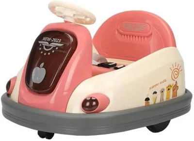 سيارة أطفال كهربائية ALBADER مع جهاز تحكم عن بعد، سيارة ركوب 360 درجة للأطفال الصغار، مدعومة ببطارية قابلة للشحن