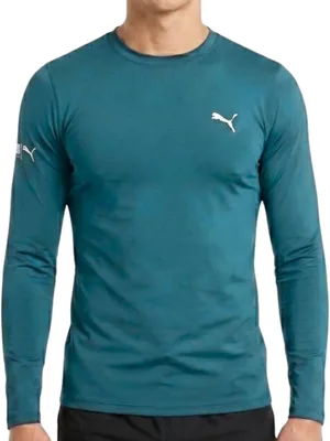 Camiseta Puma Proteção UV Térmica Masculina Manga Longa Segunda Pele Original