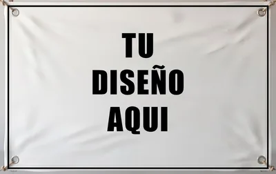 Lona Personalizable Varias Medidas con Dobladillo y Ojillos para Colgar