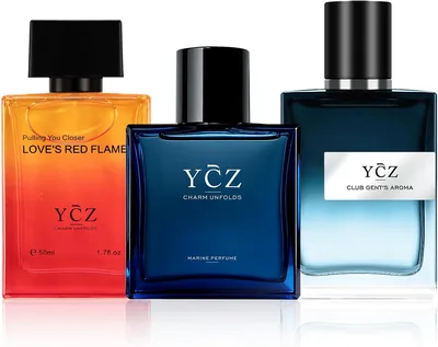 Ycz Herren Parfüm Geschenkset 3 x 50 ml | 3er Pack - Für Männer