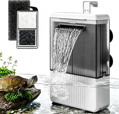 PYPABL 10W 500LPH USB Aquarium Filter Turtle Tank - Best Deal