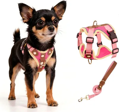 Arnés para Perro Ajustable con Correa de 1.5m, Seguro y Transpirable, Fácil de Poner, Reflejante - Mejor Oferta