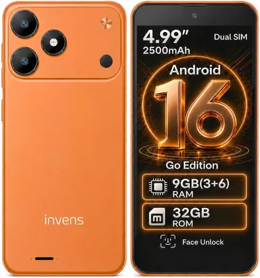 TK02 Mobile Phone - Orange 5.0" Android Smartphone