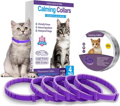 Collares Calmantes Redbeat de 6 Piezas para Gatos con Feromonas