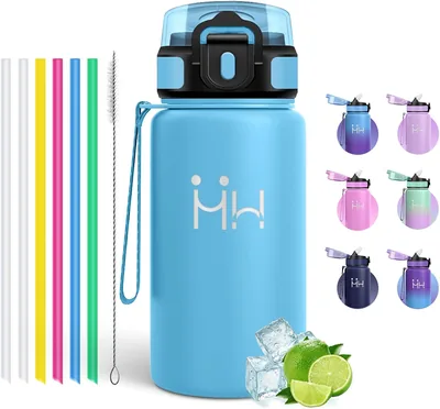 Motswedi Bottiglia d'Acqua Isolata, Acciaio Inossidabile 18/8 e Senza BPA da 500 ml, Bottiglia d'Acqua in Acciaio Inossidabile Doppia Parete Anti-Perdita