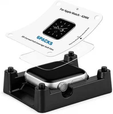 Folia ochronna Apple Watch Series 11/10 42mm TPU, Zestaw 6 sztuk | Elastyczna folia Hydrożelowa