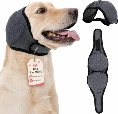 Calm Can Orejeras, Boise Cancelling Ear Wrap para Perro, Protección Contra Ruido de Algodón, Cubierta Elástica - Mejor Oferta
