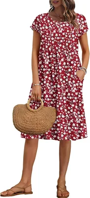 AUSELILY Women's Summer Dress with Pockets