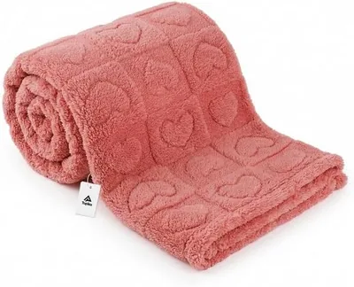 Topika Throw Blanket Baby Comfort Blanket Heart-patterned