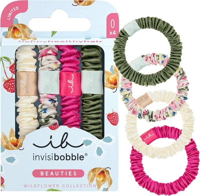 invisibobble Haarclips 4er Set Wildflower Blossom Dreams - bunte Haarclip Damen mit Blumenmuster & Sommerfarben, Bunt, Sommer Best Deal