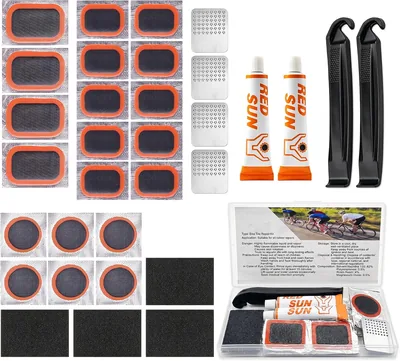 Kit de réparation de pneu de vélo CHANXUAN - 32 pièces | Réparation de chambre à air