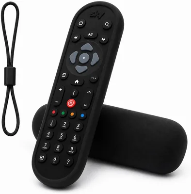 Cover Telecomando Sky Q Compatibile con Sky Q e Sky Q Mini - Custodia in Silicone con Lanyard, Antischock, Lavabile, Protezione 360°