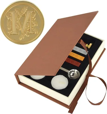 SKIEIDO Alphabet M Wax Seal Stamp - 18% Off