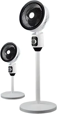 Ventilateur sur Pied Oscillant Réglable en Hauteur - Silencieux et Grand Refroidissement, 19% Off