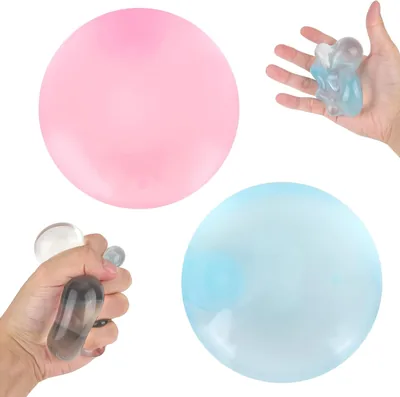 Gosknor Coconut Oil Squishy Toy Ball - Blue & Pink Best Deal