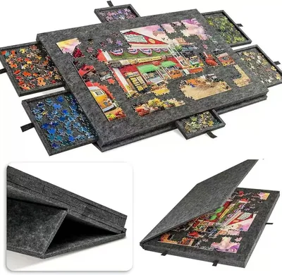 1500 Piece Tilting Puzzle Board with Drawers