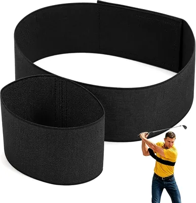 Twzqsyw TRS Slider Golf Training Aid, Swing Sync Golf Trainer for Home Practice Sessions, Driving Ra