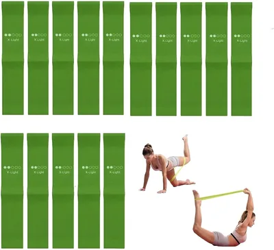 15 Resistance Bands - Kids Sensory Exercise Loops