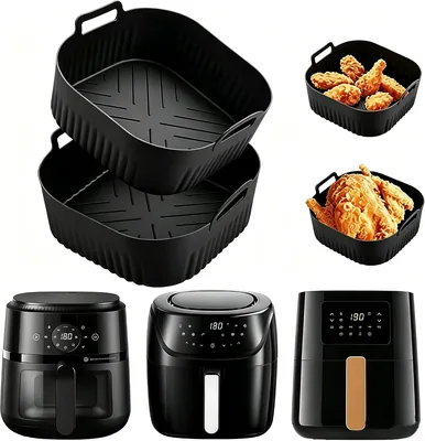 2 stk Airfryer Accessorier, Silikonform för 4-5L luftfritt fridvärme | Bruklig Silikonmold