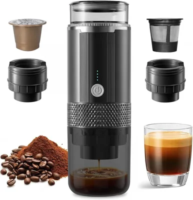Portable Espresso Maker - Storage Bag Included