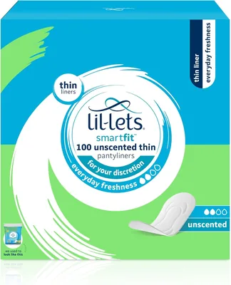 Lil-Lets Smartfit Everyday Freshness Thin Unscented Pantyliners