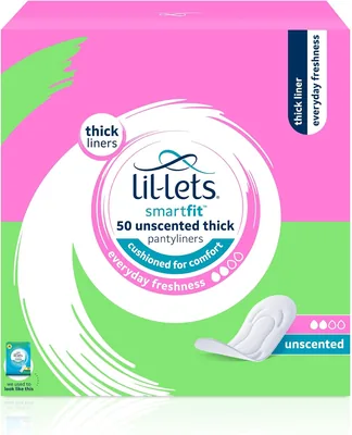 Lil-Lets Smartfit Everyday Freshness 50 Thick Pantyliners