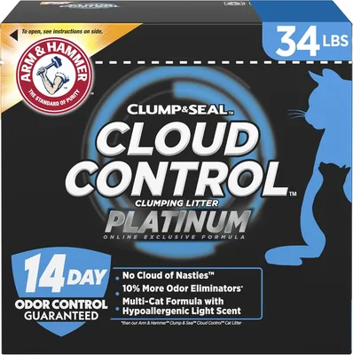 ARM & HAMMER Cloud Control Platinum Clumping Cat Litter 34lb