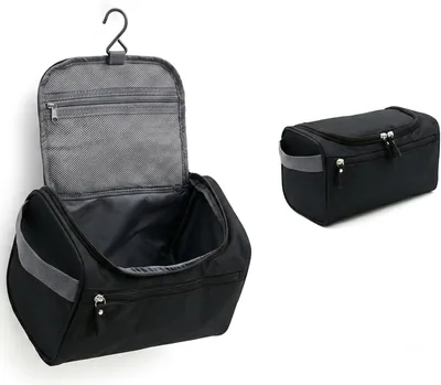 Necessaire Organizadora de Viagem Feminina com Gancho - 5 Compartimentos
