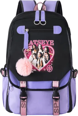 Roffatide Kat-seye Skolräckl Flicka Lätt Helt Ny Semester K-pop Fan Geschenk för EYEKONS, paa, Casual Best Deal