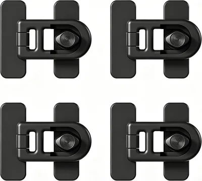 ALMEKAQUZ 4 PCS Refrigerator Lock, Child Safety Fridge Latches
